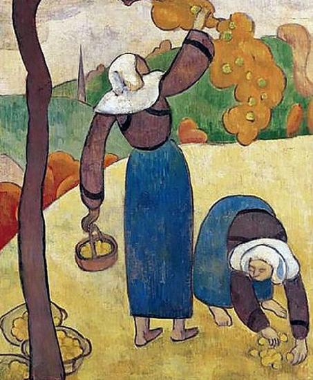 Emile Bernard Breton peasants oil painting image